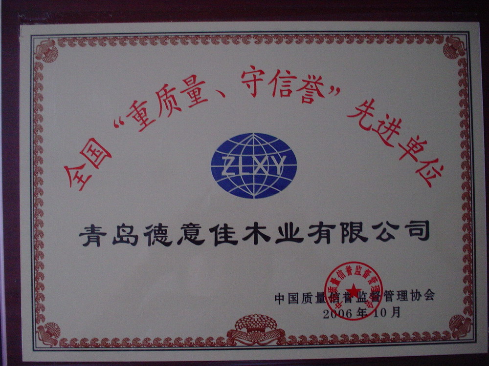德意佳_企业荣誉