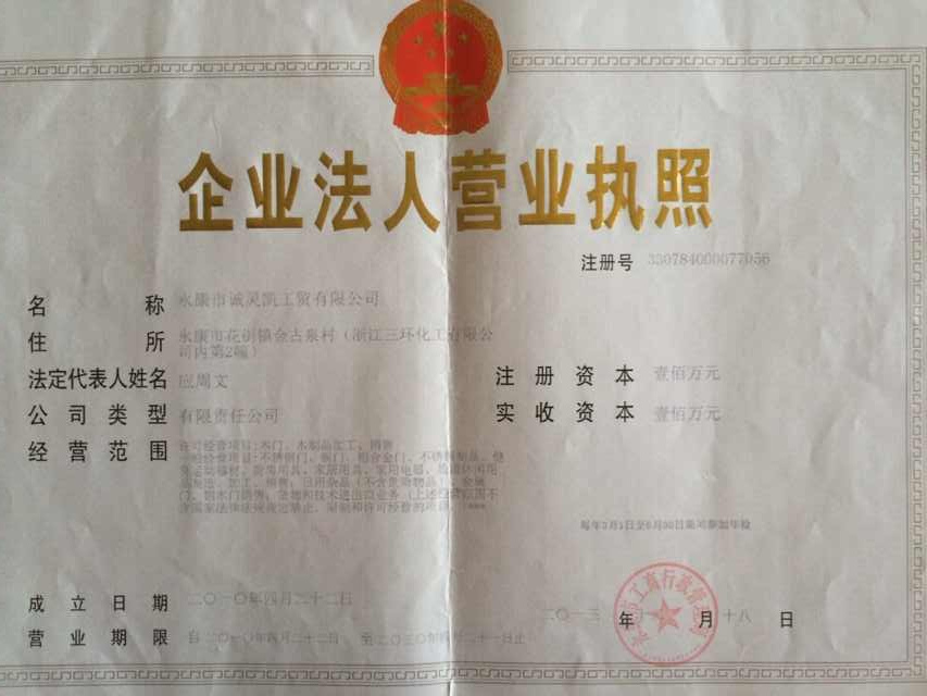 诚灵凯木门_企业荣誉