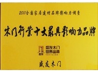 盛友木门_企业荣誉