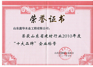 一品木门_企业荣誉