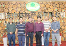 重庆市木门行业协会考察西部木材交易港项目
