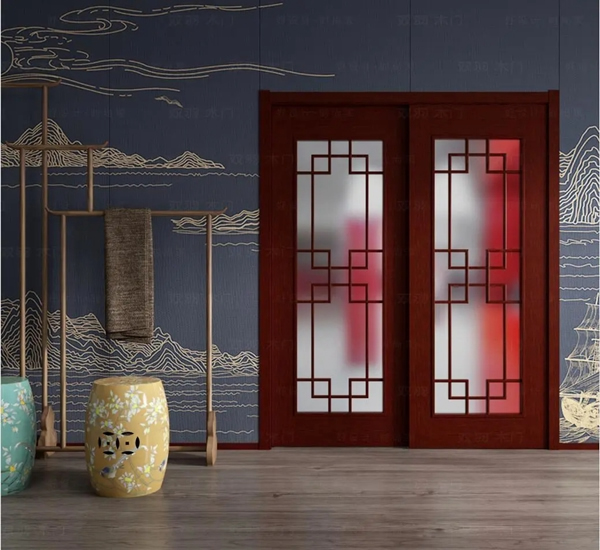 新中式的轻奢简约，双羽木门用设计书写东方意境！