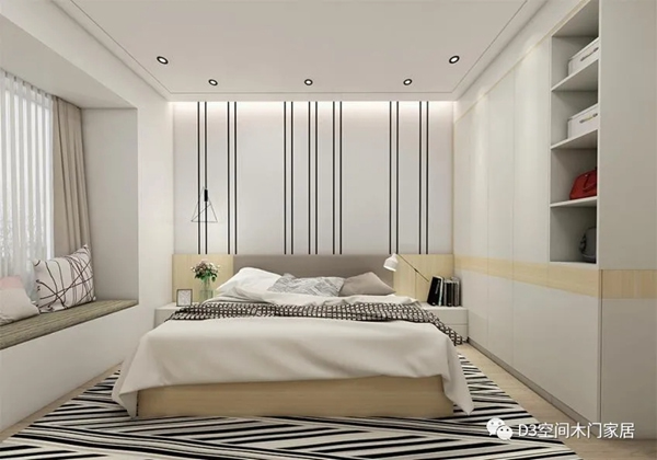 D3空间木门·家居：现代简约风格两居室 用低调诠释高级感