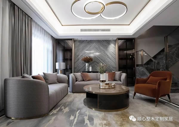 顺心整木家居 | 300㎡静奢私宅直撩心底的优雅魅力