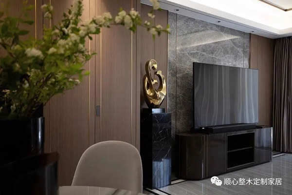 顺心整木家居 | 300㎡静奢私宅直撩心底的优雅魅力
