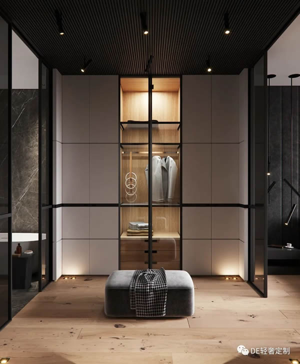 DE轻奢 | 现代衣帽间设计生活的小确幸