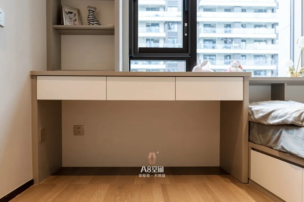 A8空间极简定制：简单，高级，且实用主义，一个充满家庭气息的家