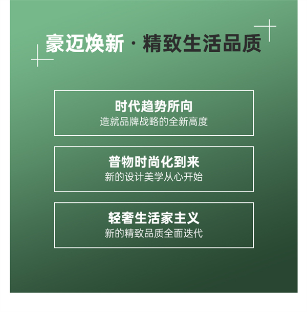 豪迈木门丨全新形象 超越未来