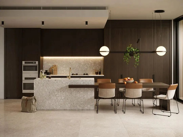 百年天天木门|一个高逼格的理想厨房，怎么能少了美观又实用的多功能岛台？