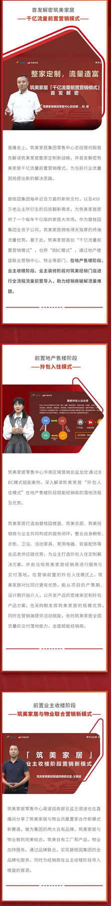 首发解密！筑美家居千亿流量前置营销模式“真赋能”