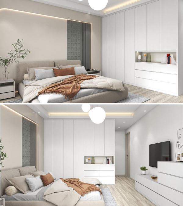 骊住全屋定制|171m²现代简约风，每一个空间都美的自然！