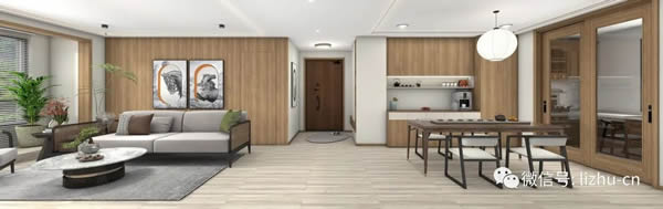 骊住全屋定制|171m²现代简约风，每一个空间都美的自然！