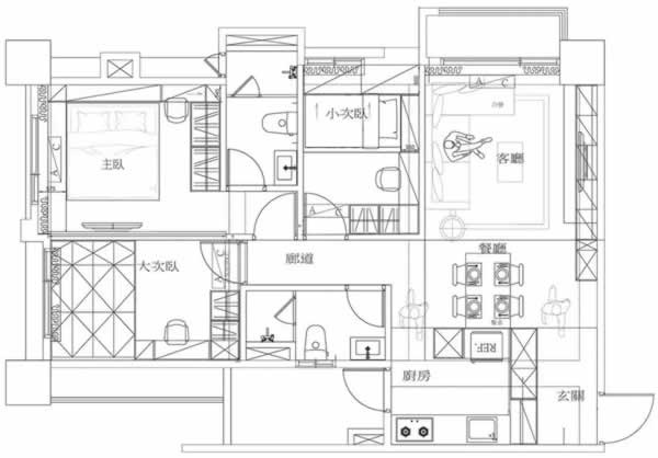 D3空间木门