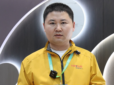 2025北京木门展，中国木门网采访统嘉木门马总