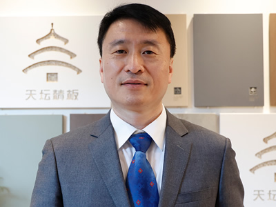 2025北京木门展，中国木门网采访天坛精板事业部总经理胡建斌